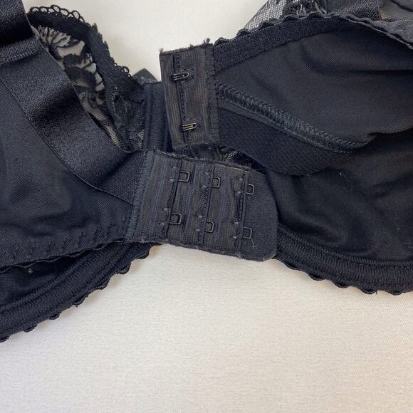 Prima Donna Stockholm Lace Black Bra Underwire Bow Size EU 85 US Band 38 - Picture 6 of 10